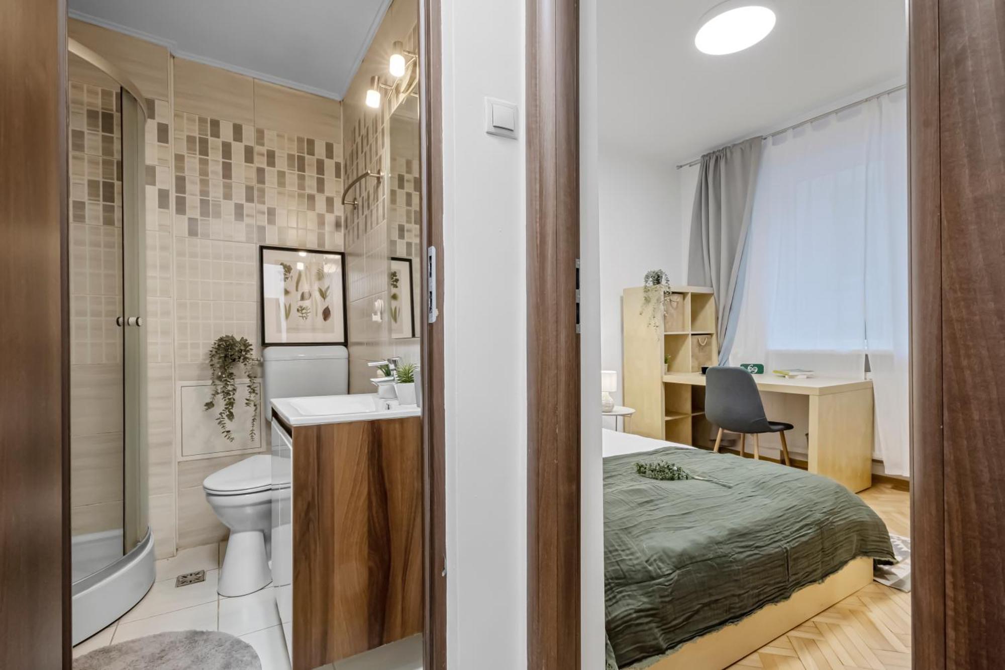 Earthy Escape - Central Apt With Balcony Bukares Bagian luar foto