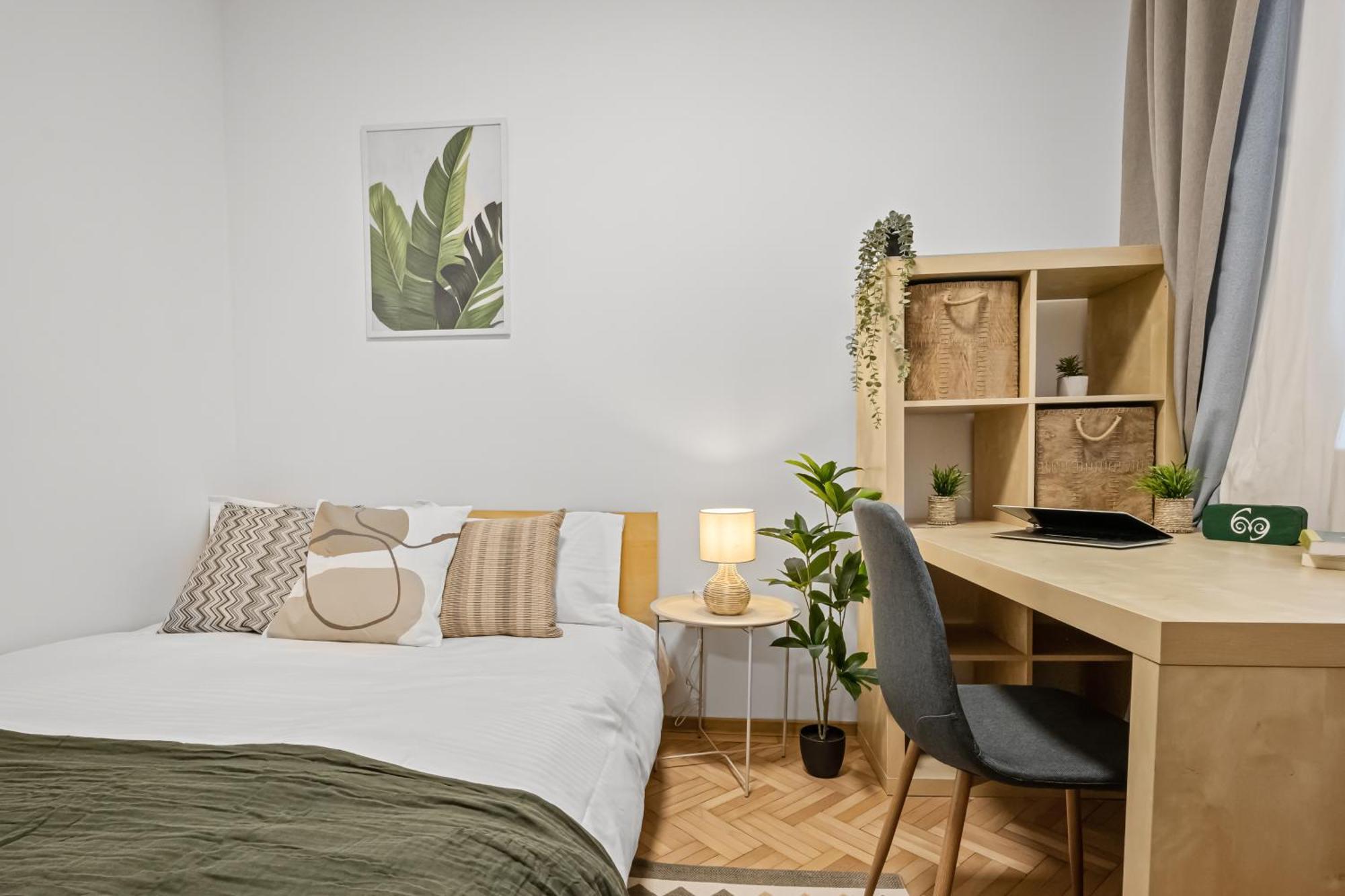 Earthy Escape - Central Apt With Balcony Bukares Bagian luar foto