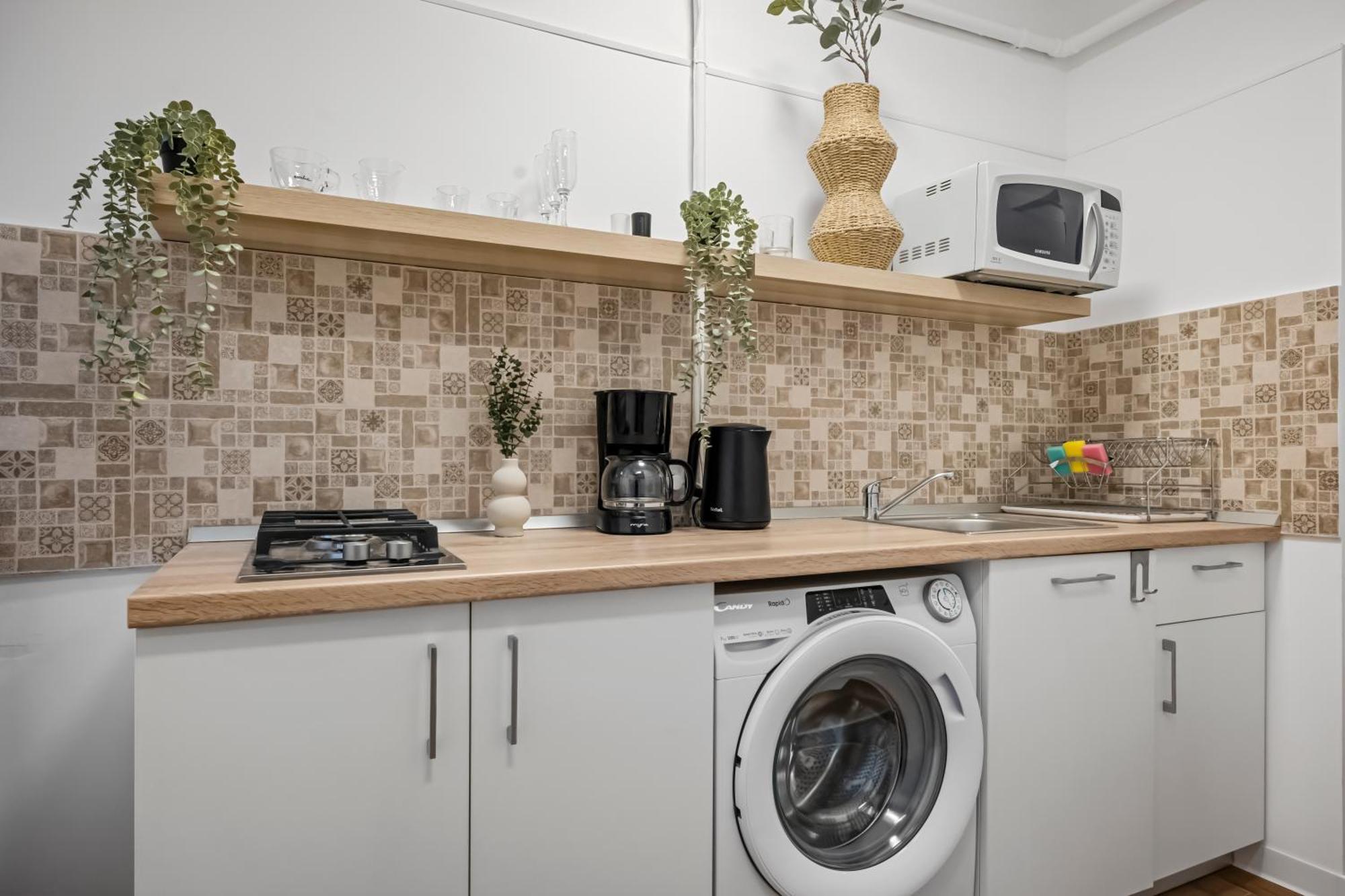 Earthy Escape - Central Apt With Balcony Bukares Bagian luar foto